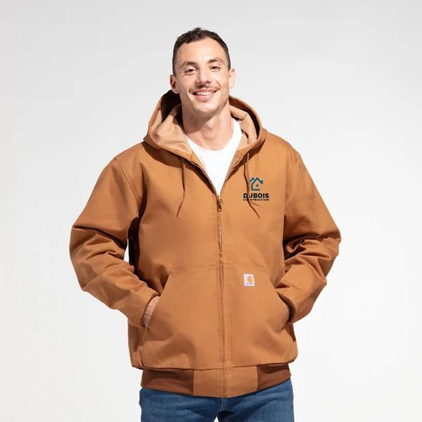 Carhartt® Quilted-Flannel-Lined Duck Active Jac