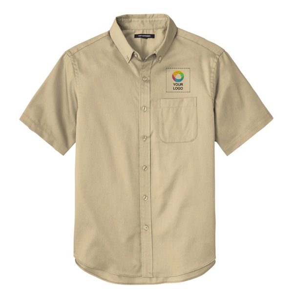 Port Authority® SuperPro React™ Short Sleeve Twill Shirt