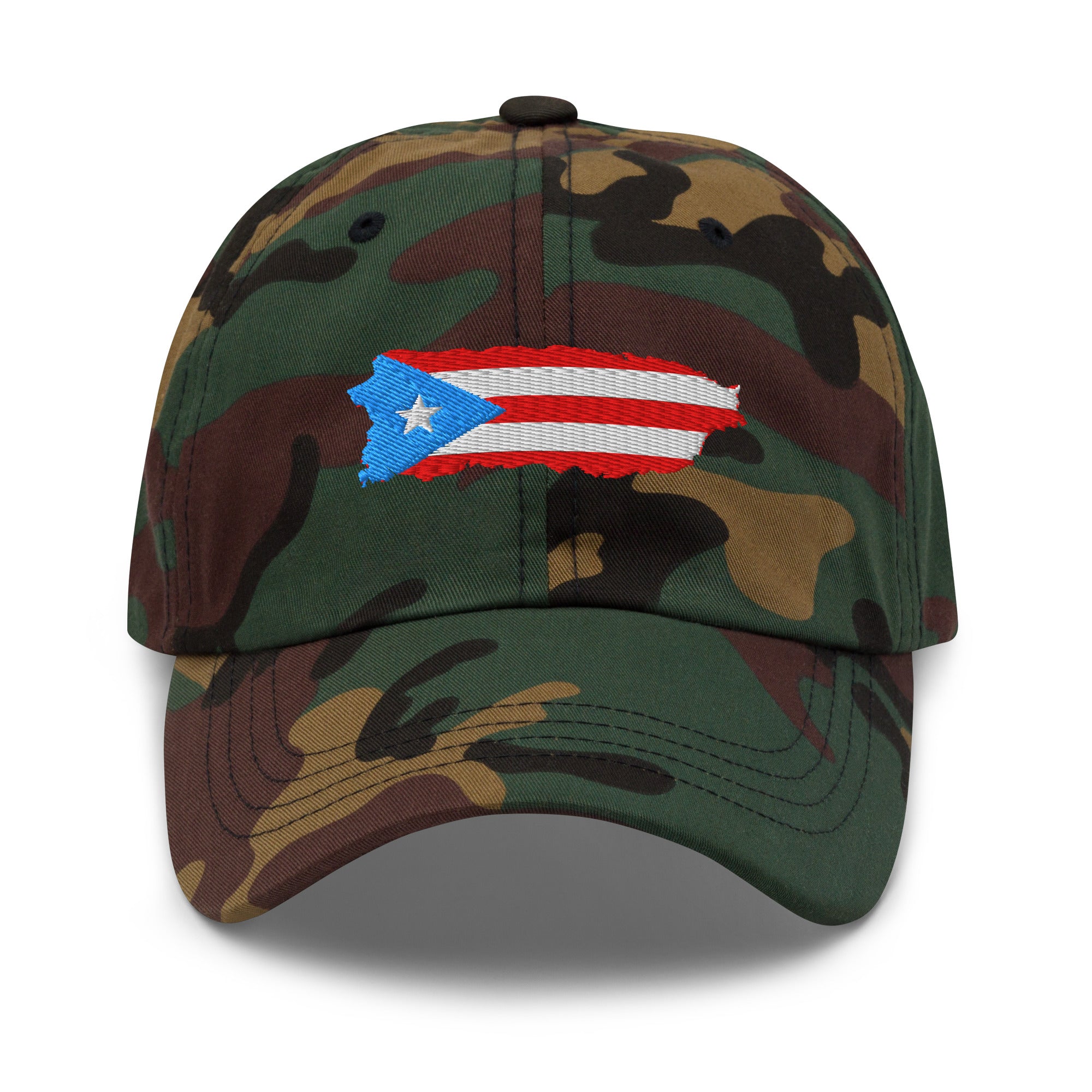 Puerto Rico Island Flag Dad Hat — view 5