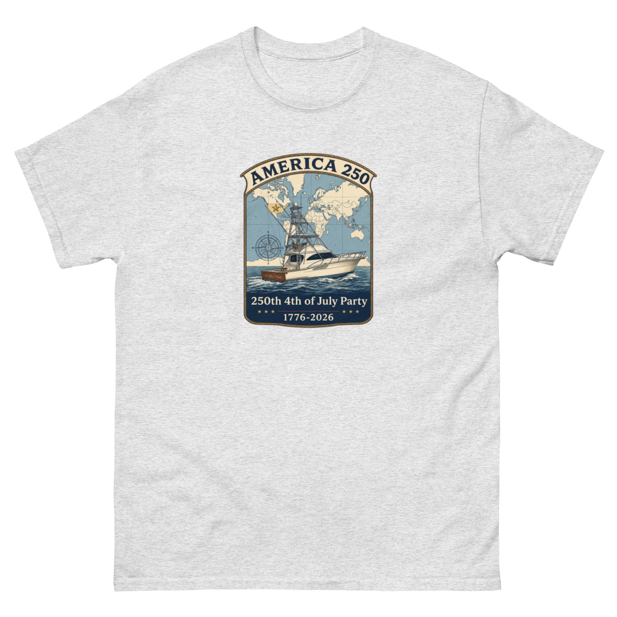 America 250 Boating Tee Shirt