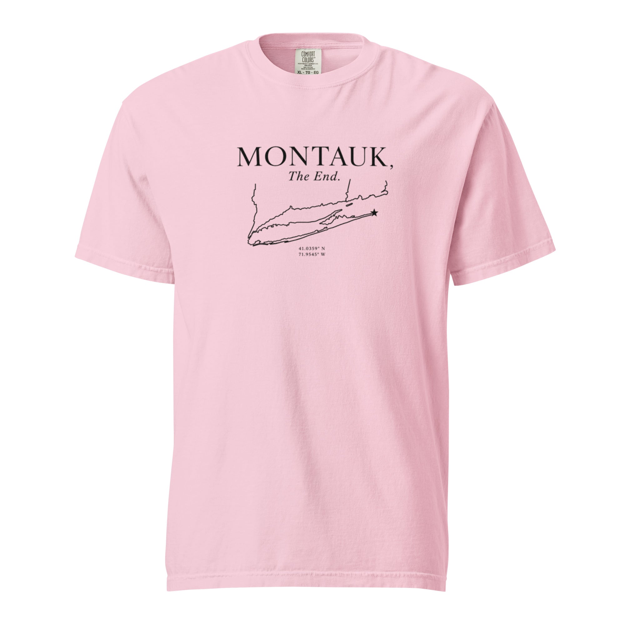 Montauk, The End. Comfort Colors Cotton Tee Shirt — view 11