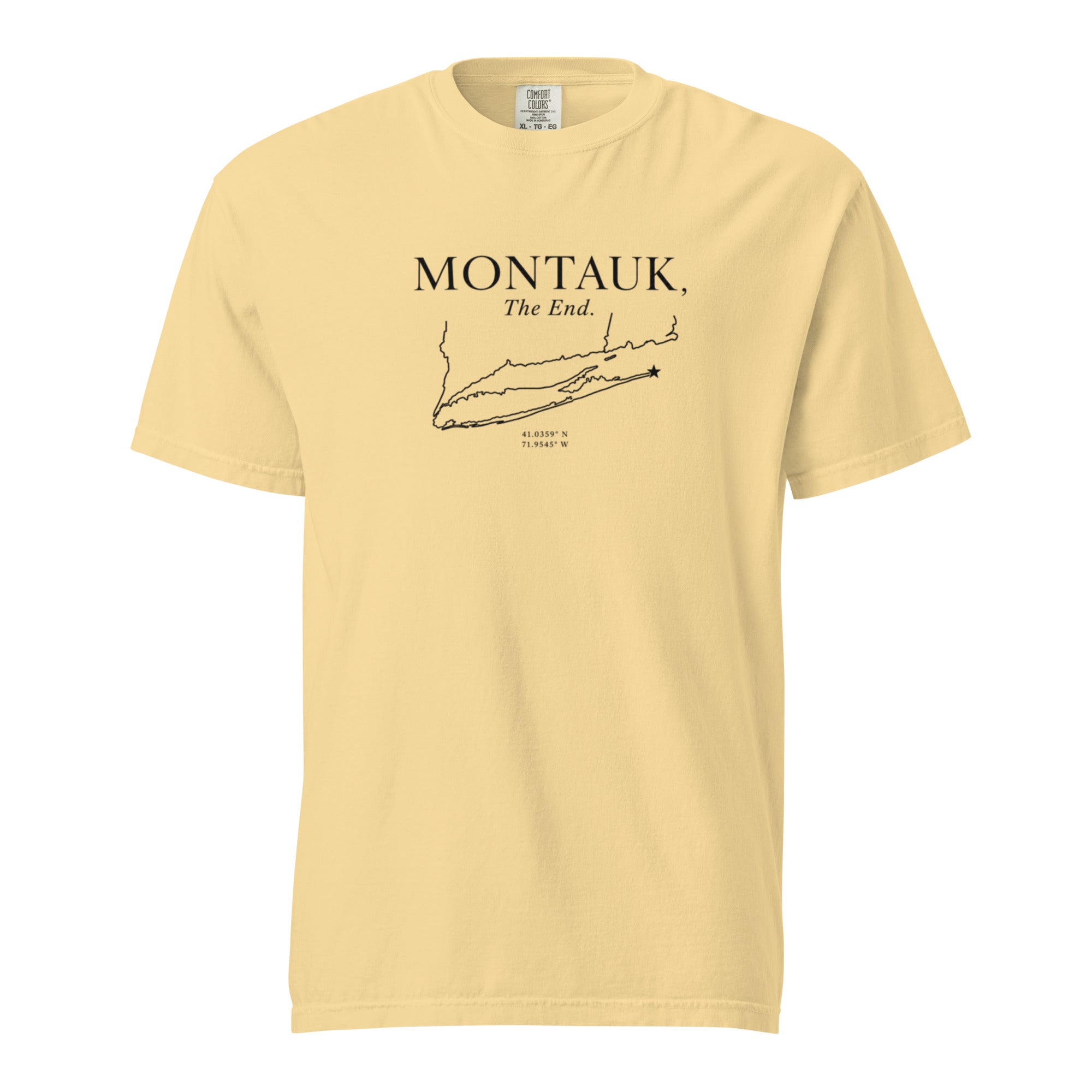 Montauk, The End. Comfort Colors Cotton Tee Shirt — view 12