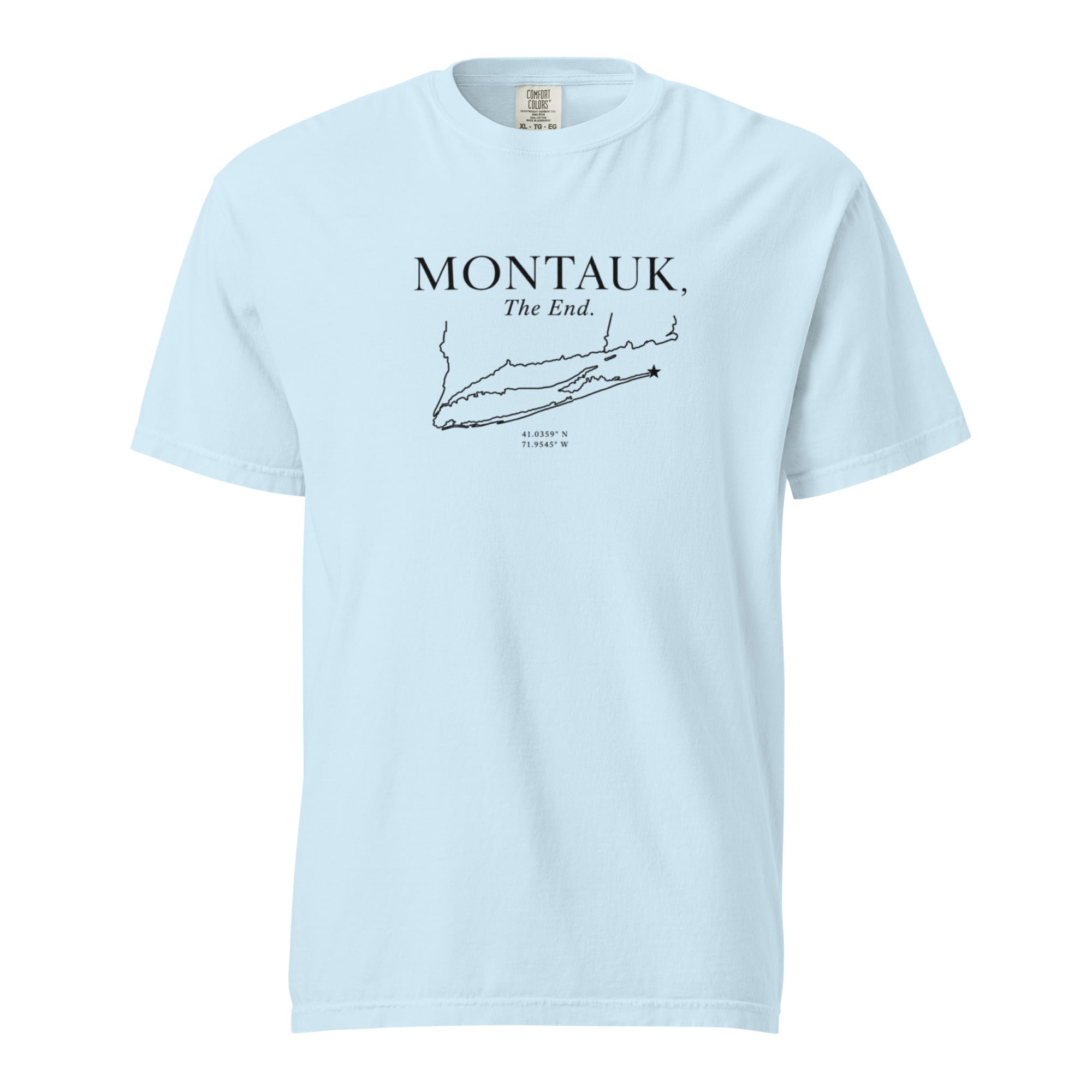 Montauk, The End. Comfort Colors Cotton Tee Shirt — view 14