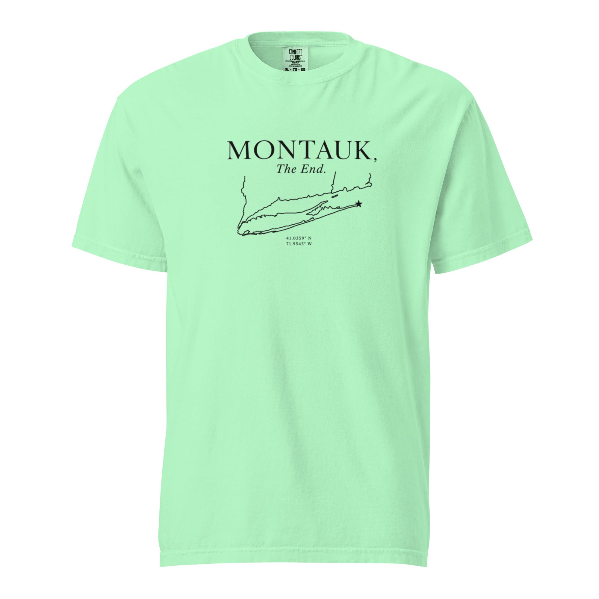 Montauk, The End. Comfort Colors Cotton Tee Shirt — view 13