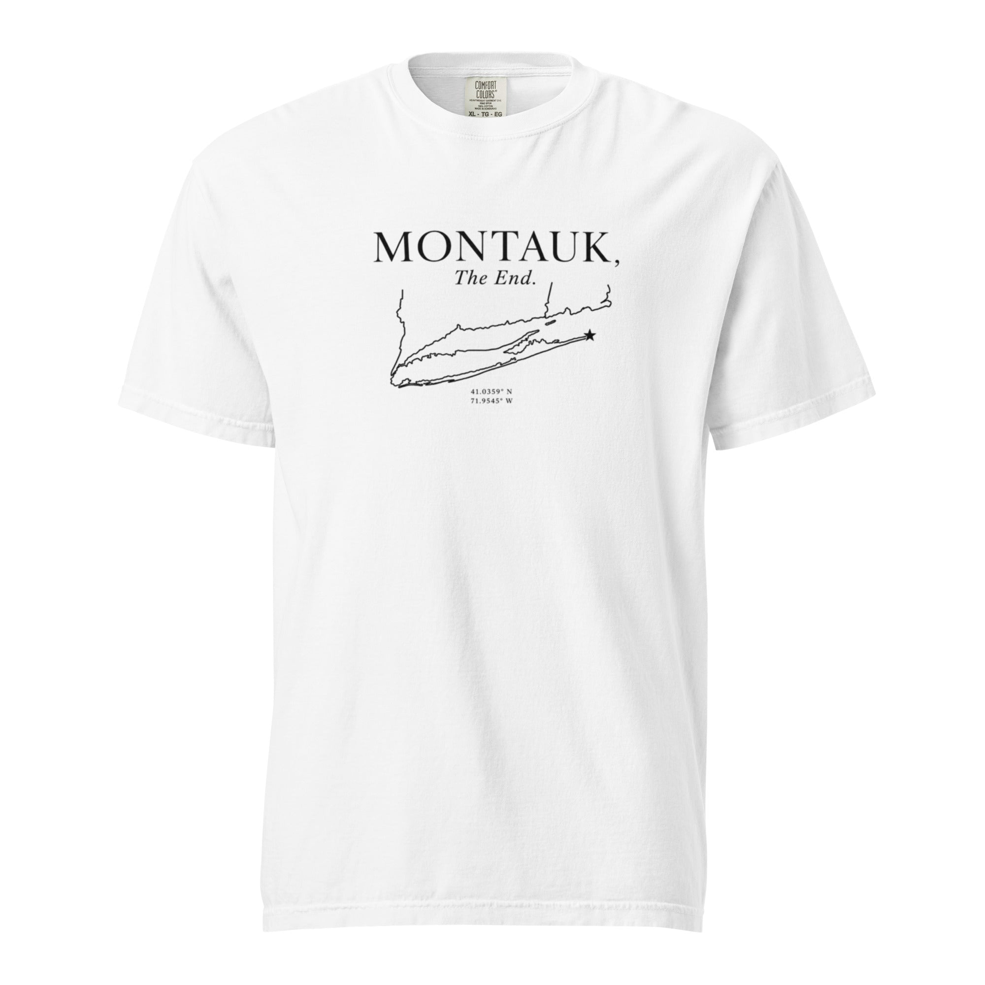Montauk, The End. Comfort Colors Cotton Tee Shirt — view 16